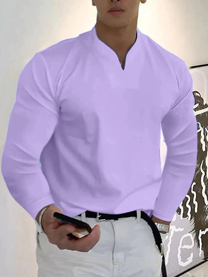 The Lennox V-Neck | Men’s Long Sleeve Essential