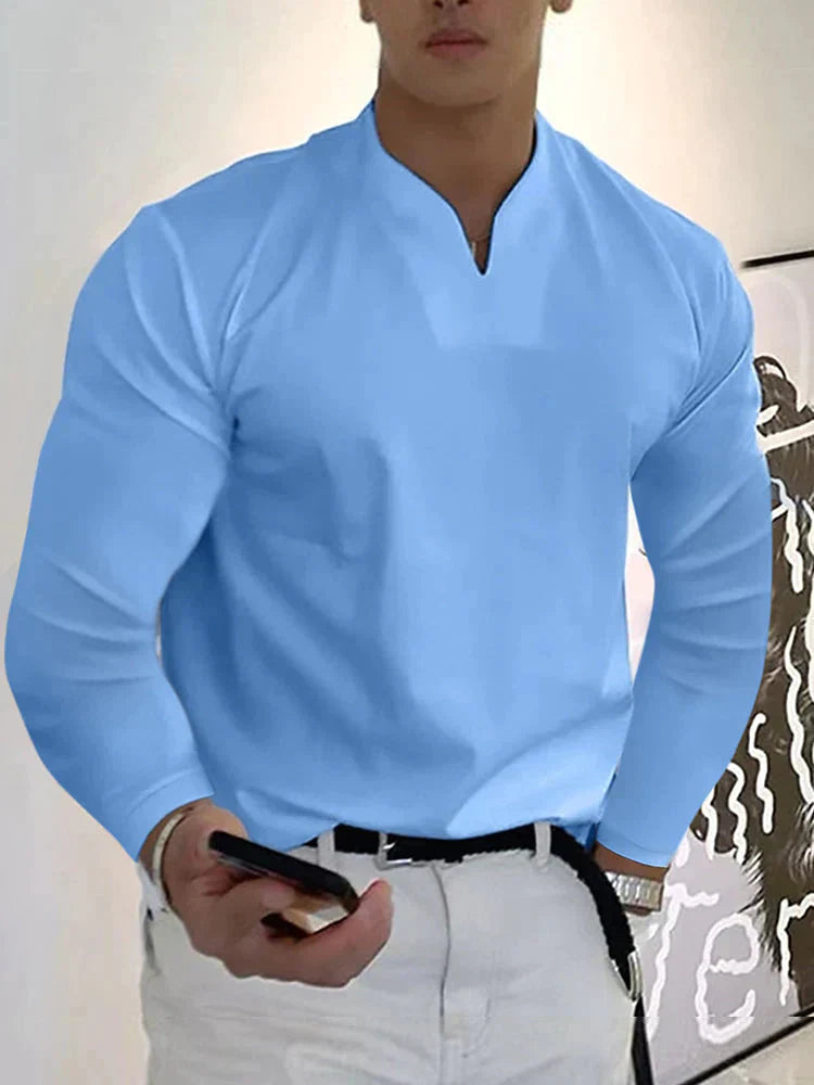 The Lennox V-Neck | Men’s Long Sleeve Essential