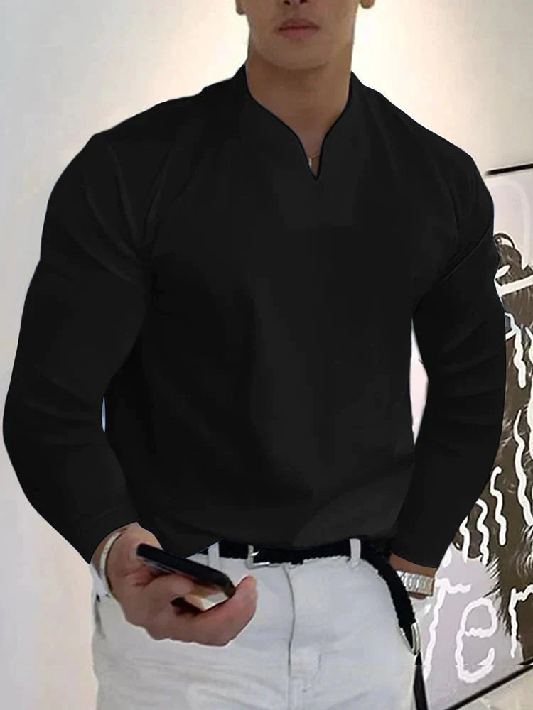 The Lennox V-Neck | Men’s Long Sleeve Essential