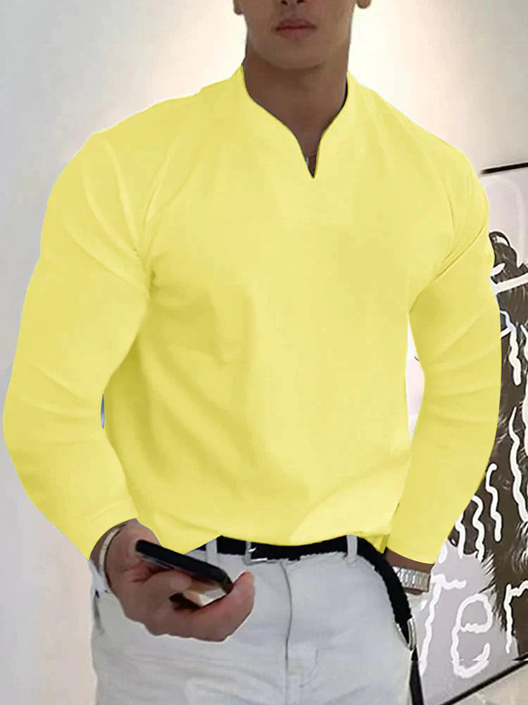 The Lennox V-Neck | Men’s Long Sleeve Essential