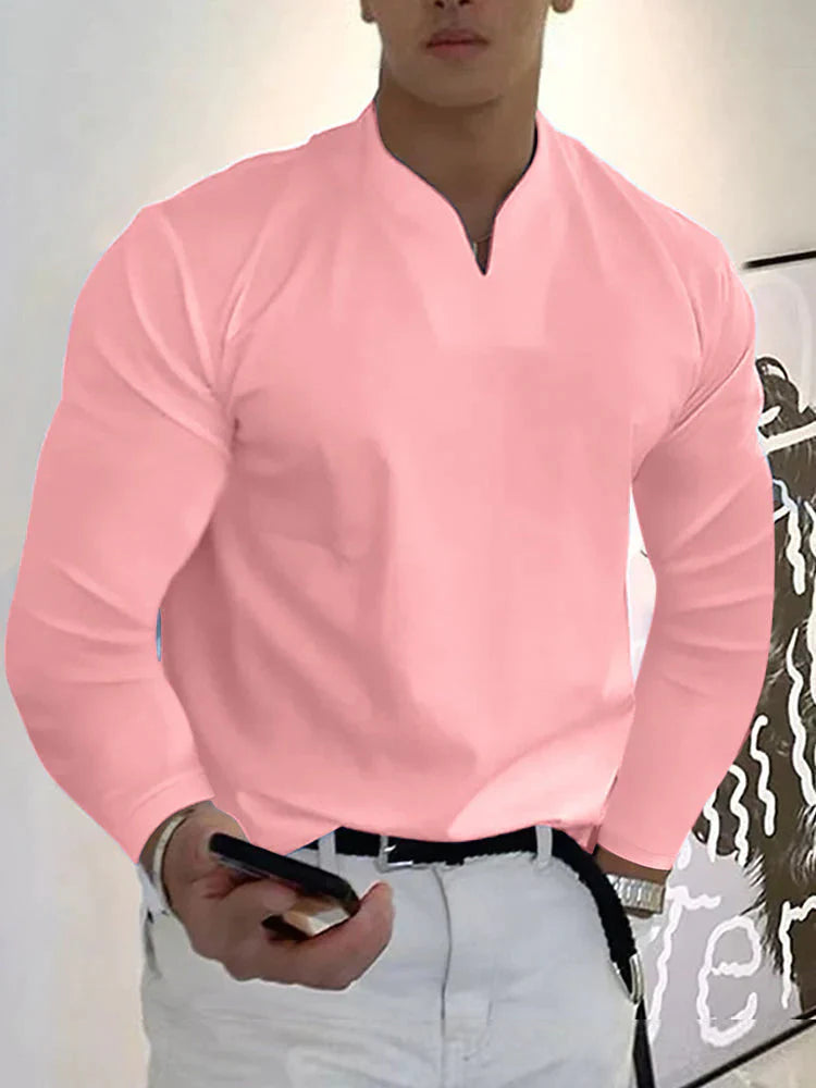 The Lennox V-Neck | Men’s Long Sleeve Essential