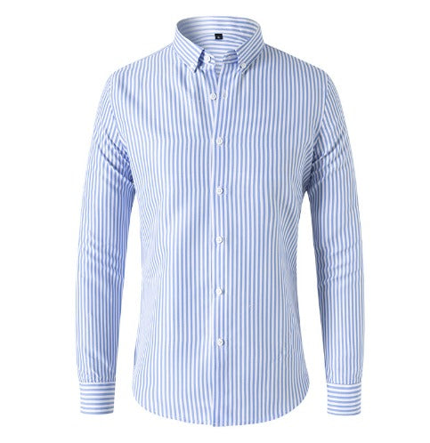 The Mormon Heritage | Men’s Striped Cotton-Blend Shirt