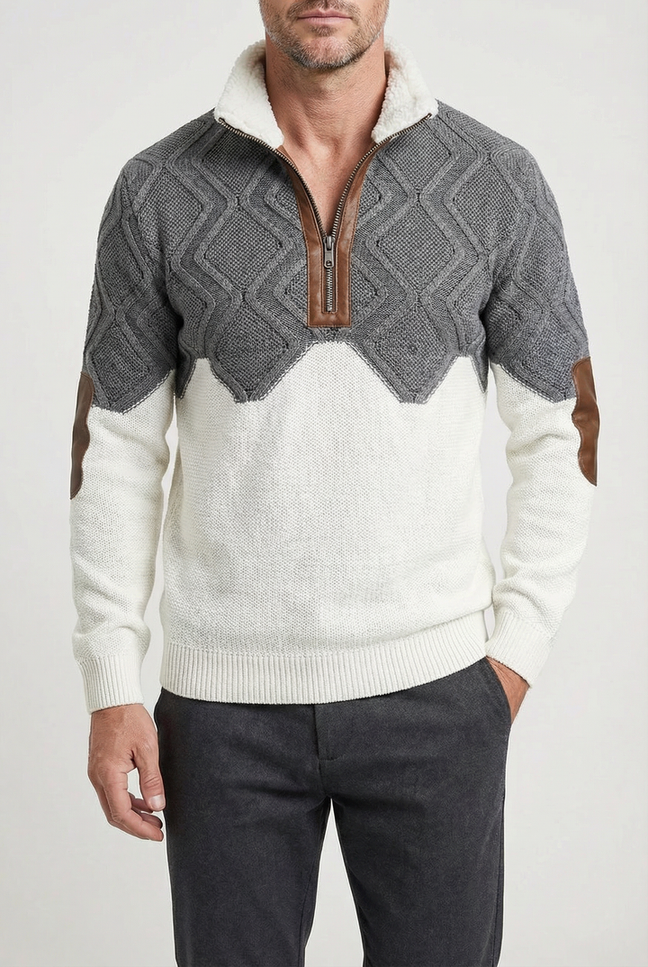 High Neck Fleece Jumper