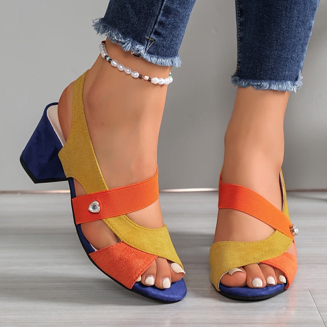 Linda | Comfortable Block Heels
