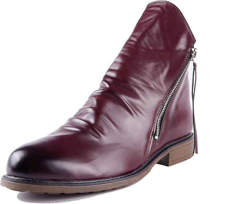 The Daniel Artisan | Men’s Brown Leather Zip Boots