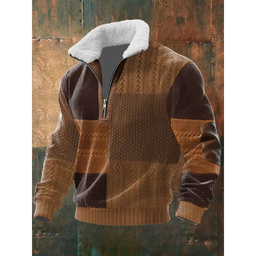 High Neck Fleece Jumper