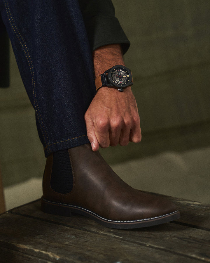 The Ridgeway | Leather Finish Chelsea Boot