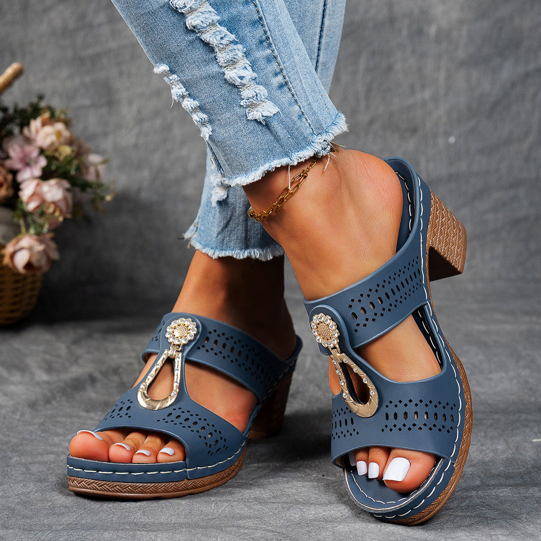 Isabella™ | Comfortable Orthopaedic Sandals with High Heel