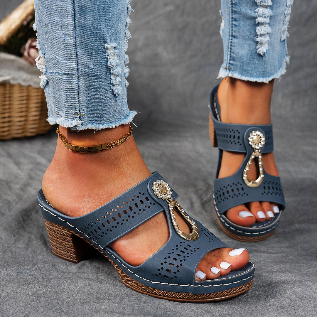 Isabella™ | Comfortable Orthopaedic Sandals with High Heel