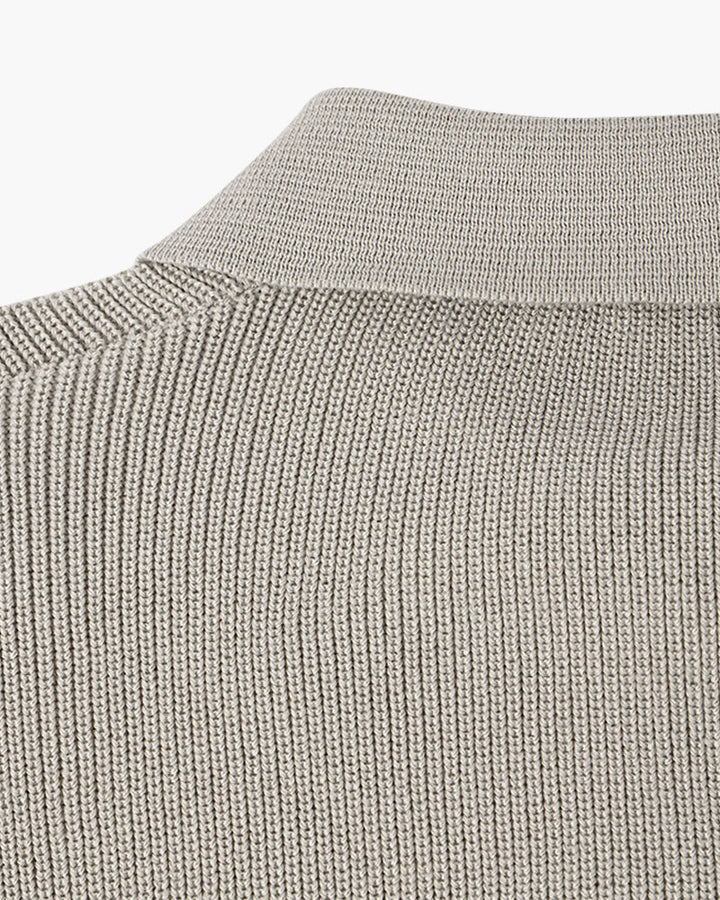 Half-Zip Polo Sweater