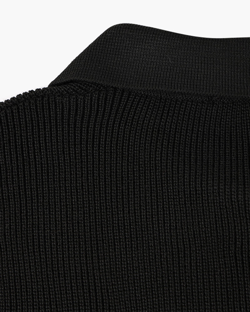 Half-Zip Polo Sweater