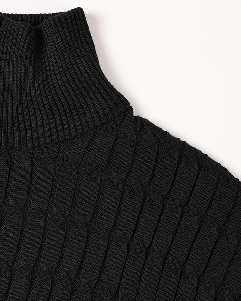 Wavy Half-Zip Jumper
