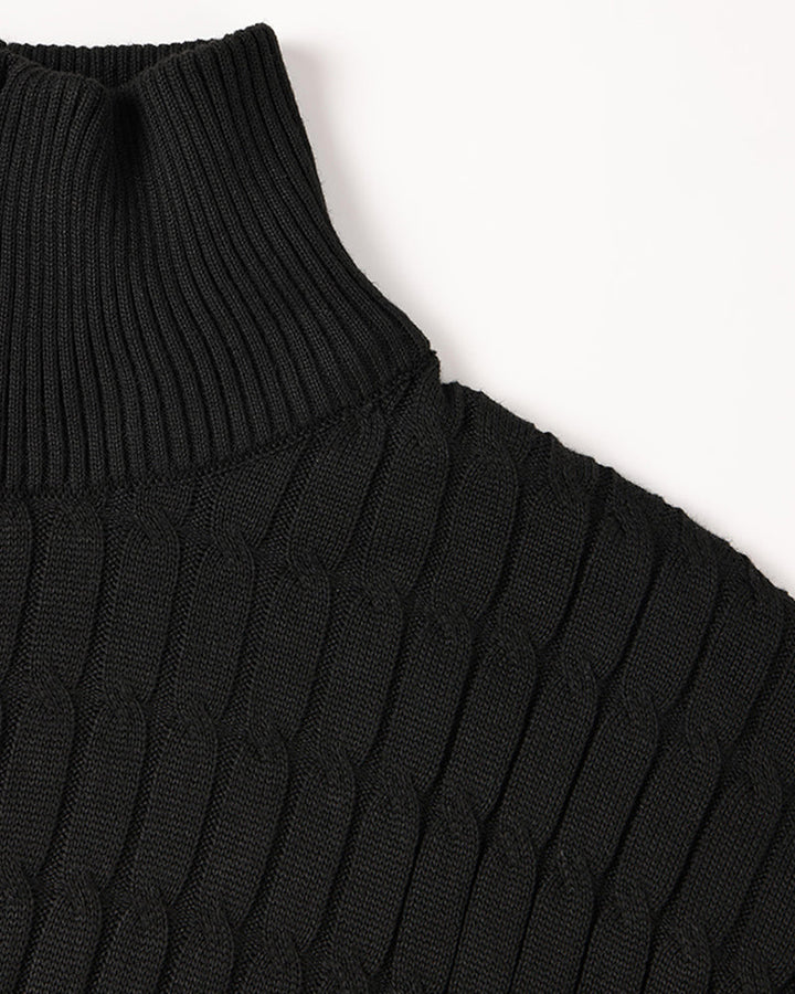 Wavy Half-Zip Jumper