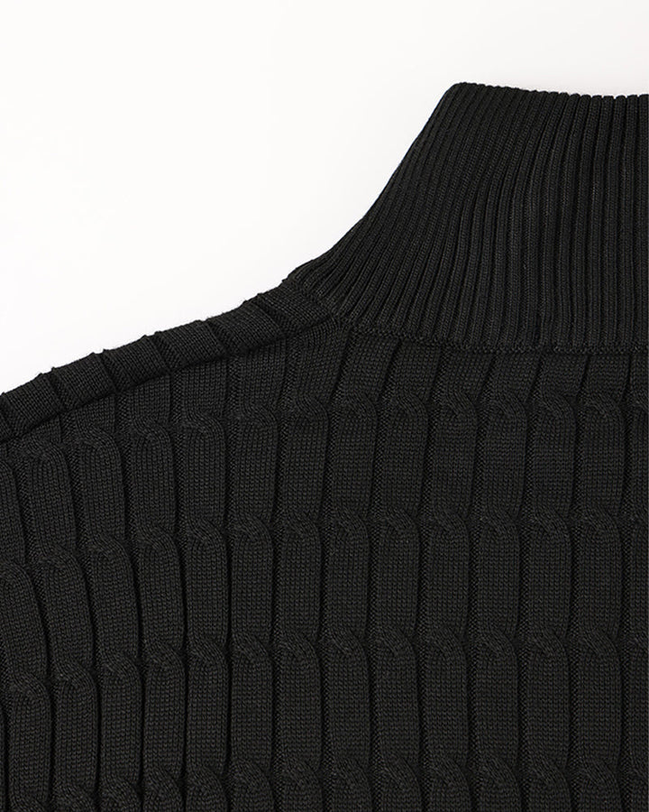 Wavy Half-Zip Jumper