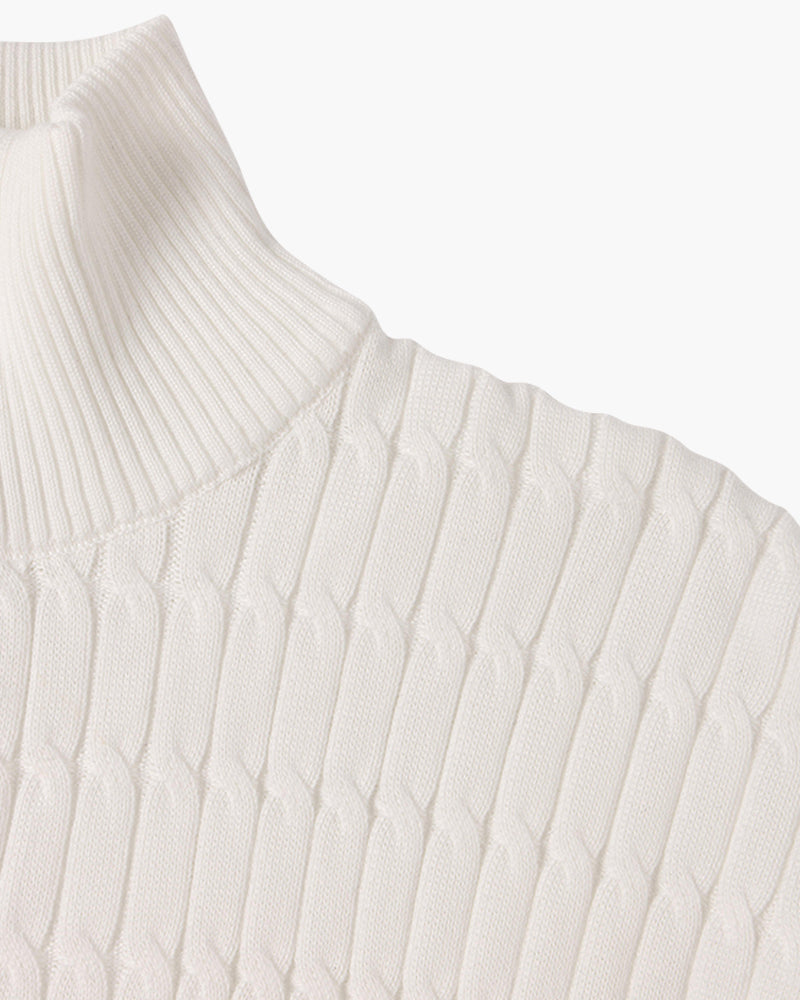 Wavy Half-Zip Jumper