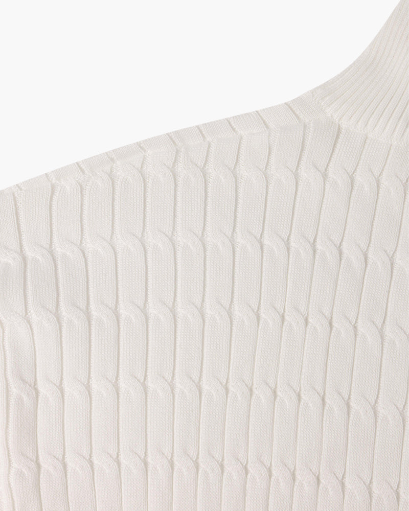 Wavy Half-Zip Jumper