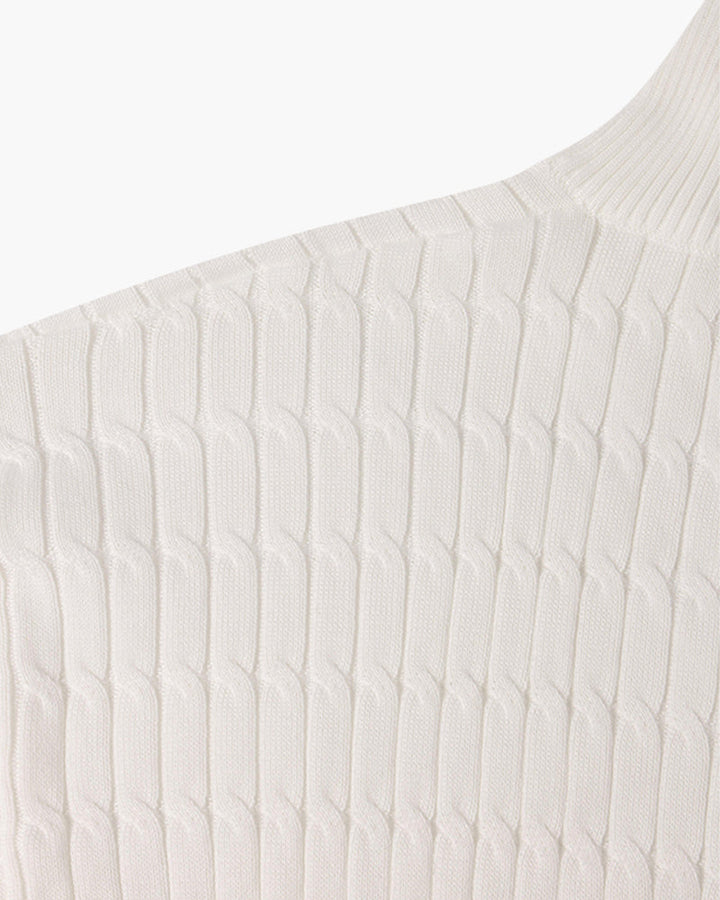 Wavy Half-Zip Jumper