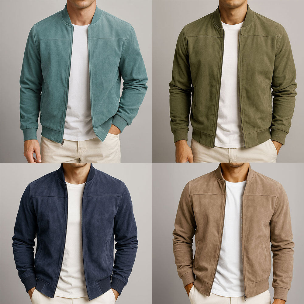 Adrian | Suede Jacket in a Modern Edition