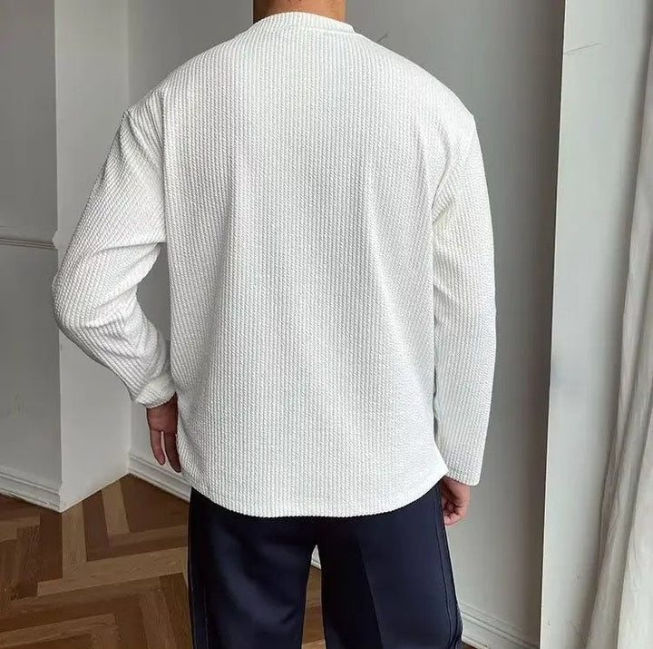 The Ashbourne | Textured Waffle Knit Crew