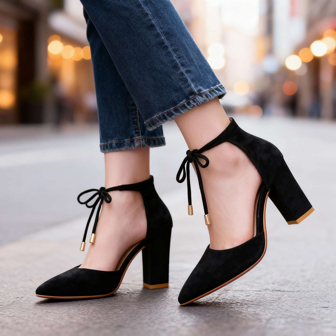 Noelle Velvet Heels
