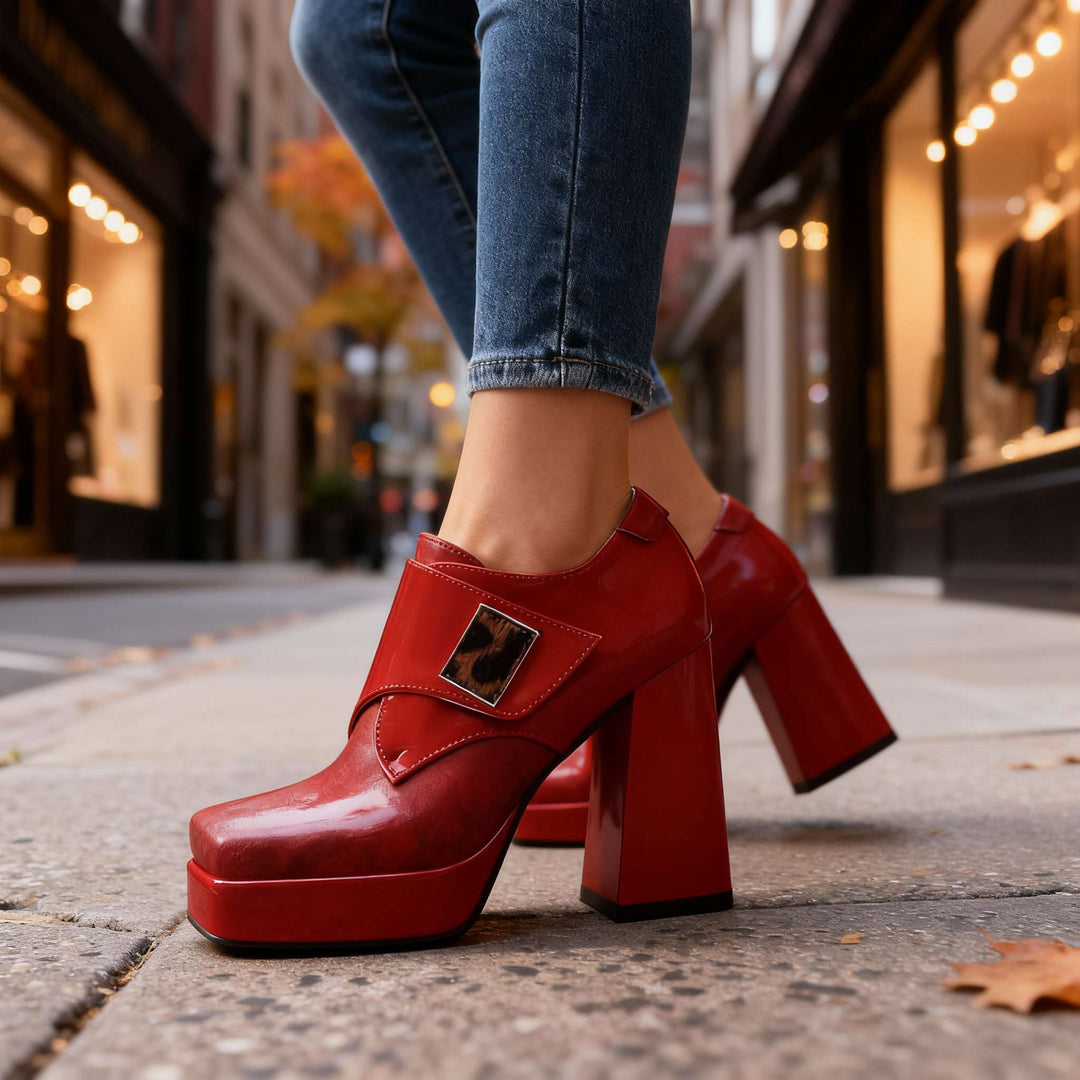 Natalie Block Heels