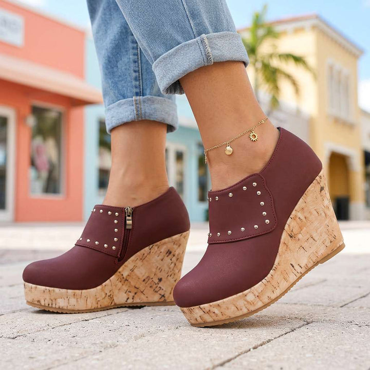 Clarissa Cork Wedges