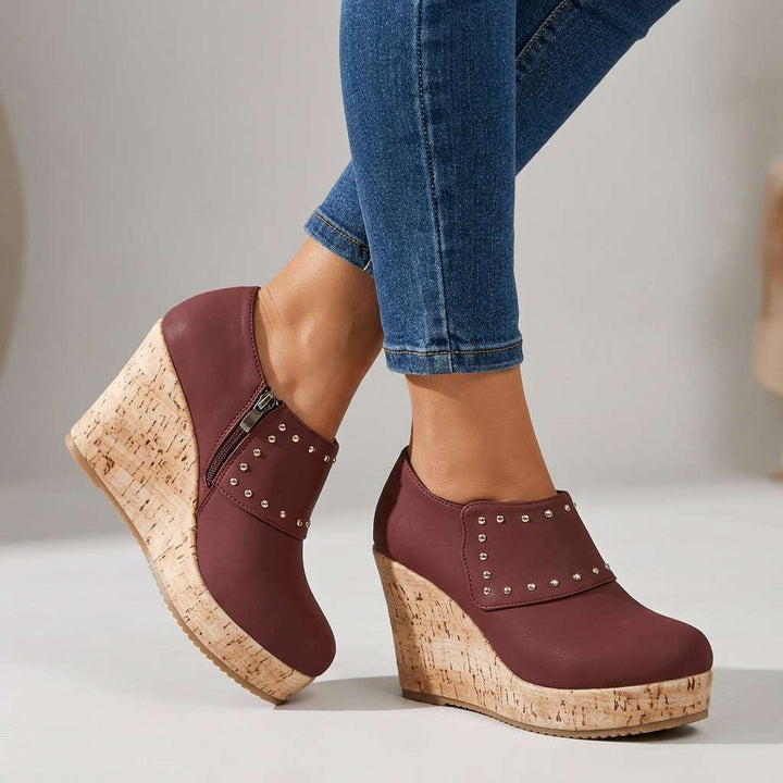 Clarissa Cork Wedges