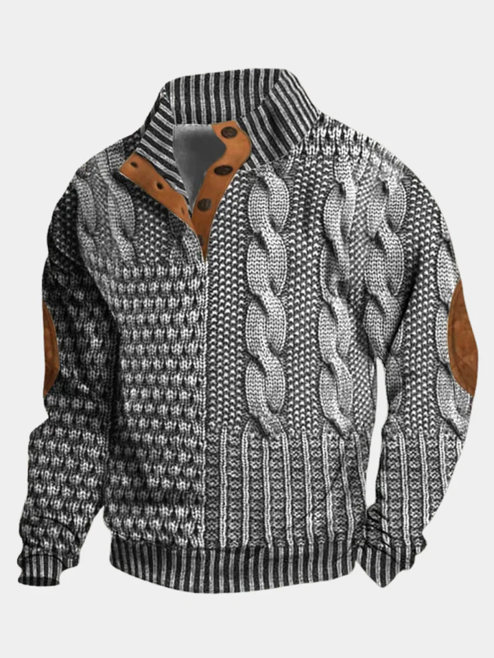 Vintage Printed Jumper