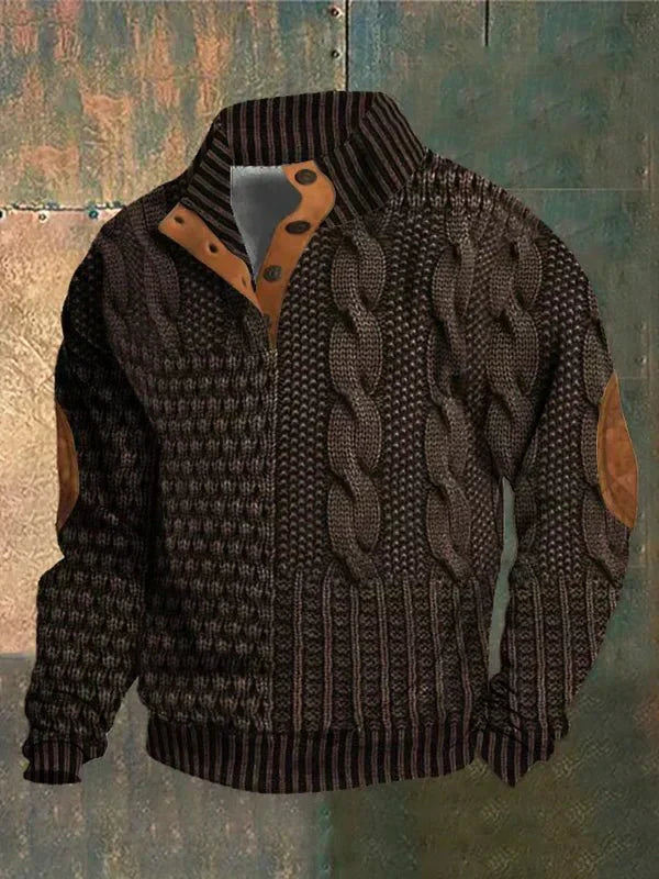 Vintage Printed Jumper