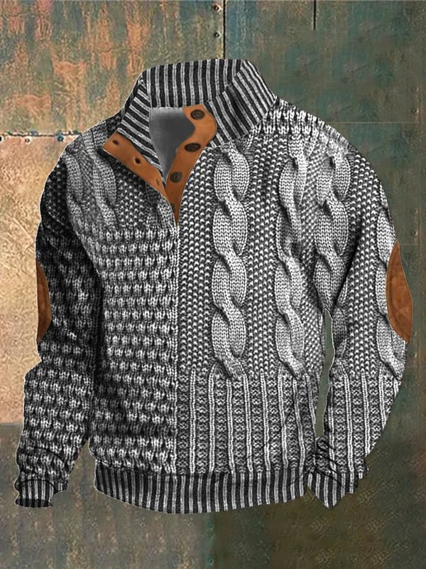 Vintage Printed Jumper