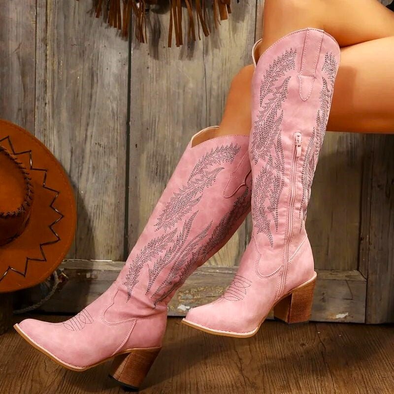 Pink Cowgirl Boots