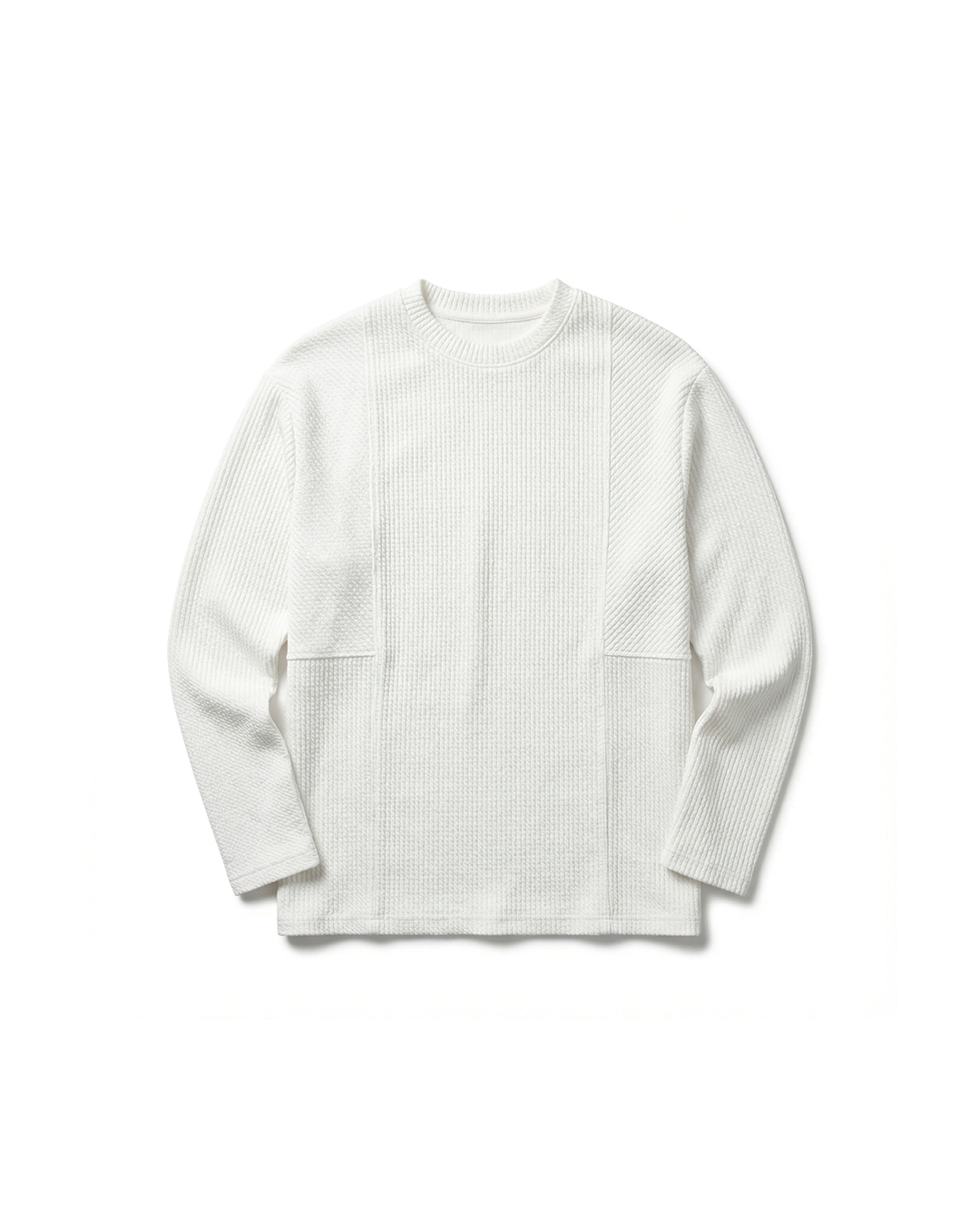 The Ashbourne | Textured Waffle Knit Crew